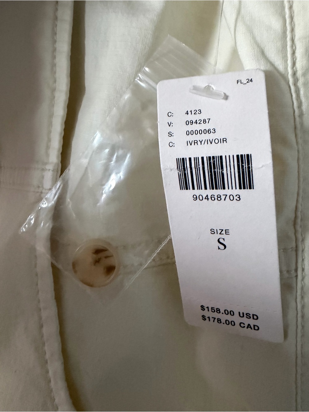 NWT ANTHROPOLOGIE Pilcro Cream Paper Bag High-Waist Bowed Leg Pants $158 NEW - Picture 11 of 11